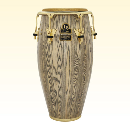 Front view of LP Giovanni 11-3/4″ Conga on yellow background