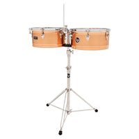 Front view of LP Giovanni 13″ & 14″ Timbales on white background