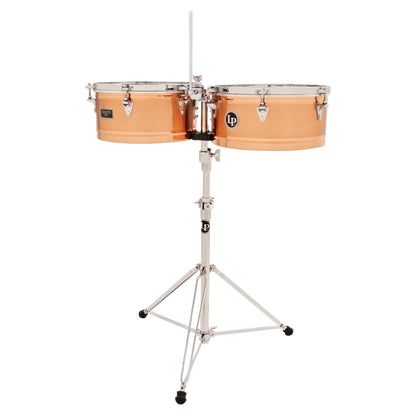 Front view of LP Giovanni 13″ & 14″ Timbales on white background