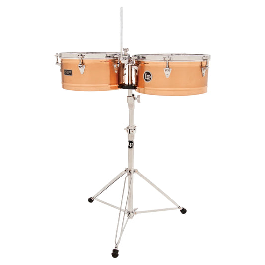 Front view of LP Giovanni 13″ & 14″ Timbales on white background