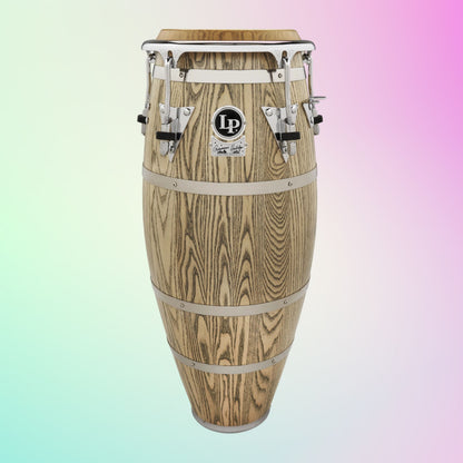 Front view of LP Giovanni Palladium 9-3/4″ Requinto on multicolored background