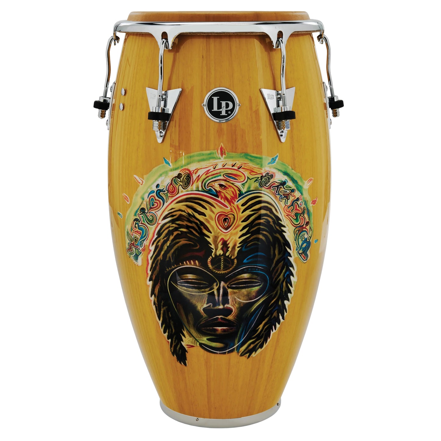 Front view of LP Santana Africa Speaks 12-12″ Tumba on White Background