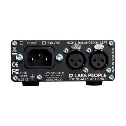 Lake People G103-P MKII 2-Channel Headphone Amplifier