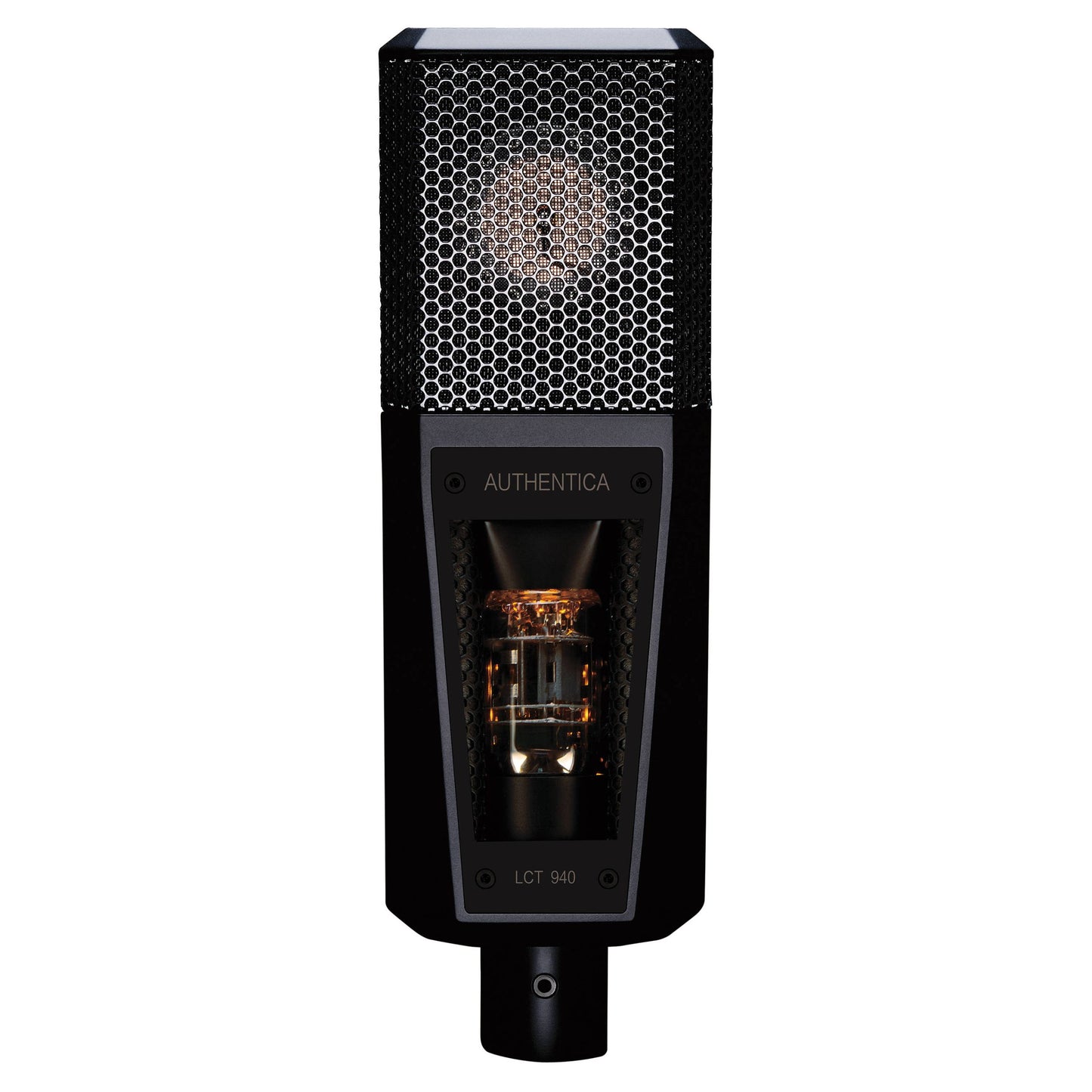 Front view of Lewitt Audio LCT 940 Tube and FET Microphone on white background
