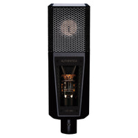 Front view of Lewitt Audio LCT 940 Tube and FET Microphone on white background