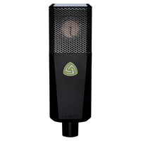 Rear view of Lewitt Audio LCT 940 Tube and FET Microphone on white background