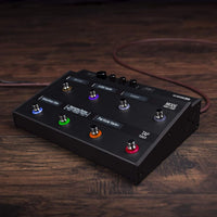 Line 6 HX Effects Pedal On a Wooden Surface