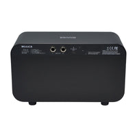 Rear view of MOOER F15i Li Black on white background