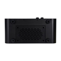 Bottom view of MOOER F15i Li Black on white background