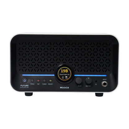 Front view of MOOER F15i Li White on white background