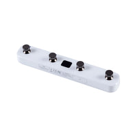 Slanted white Mooer F4 on white background