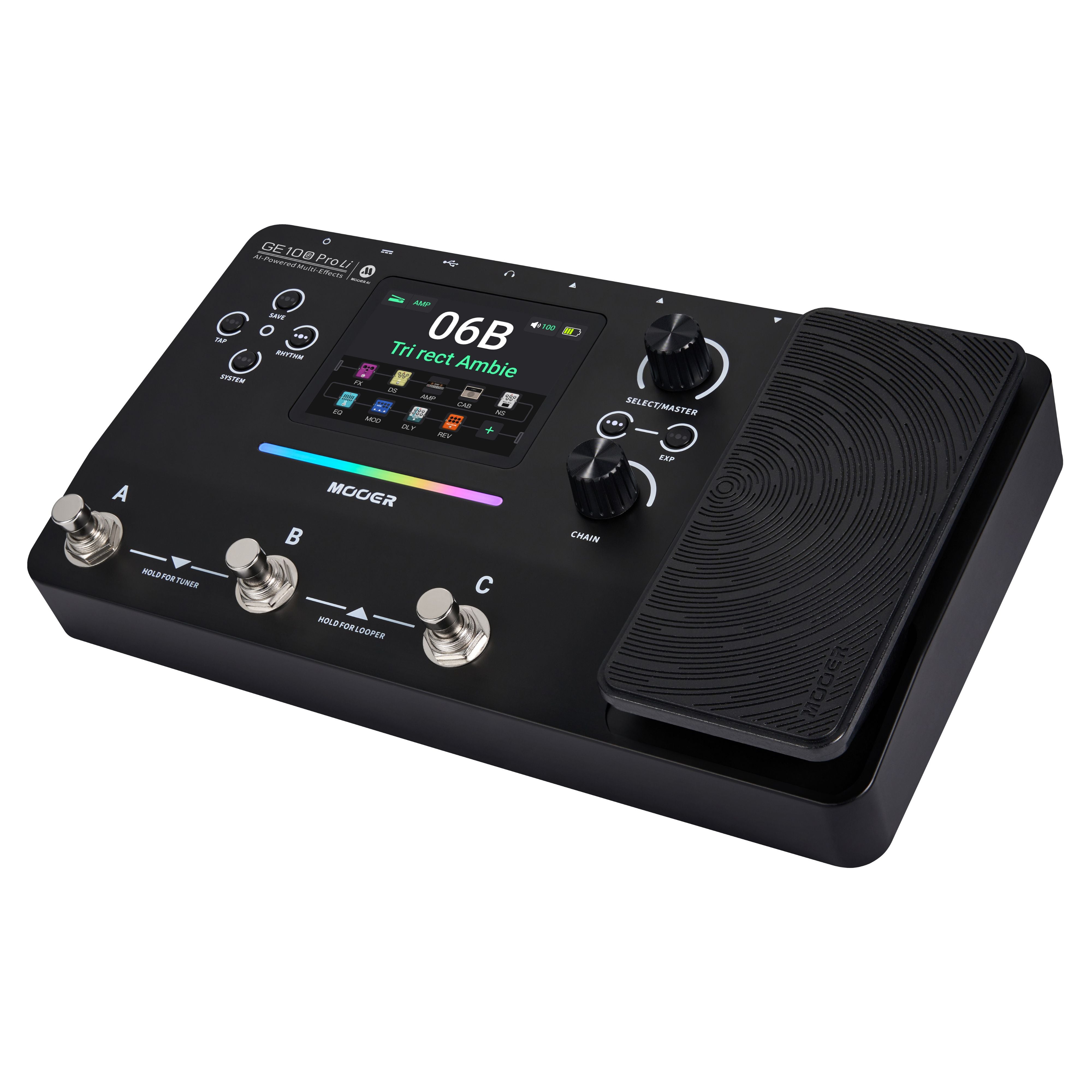 【 日本未発売 】Mooer GE100 PRO MOOER GE100 Pro Pedal | AI-Powered Tone Engine – DeathCloud