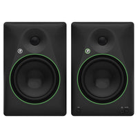 Front view of Mackie CR8BT 8" Powered Studio Monitors with Tone Control & Bluetooth on white background