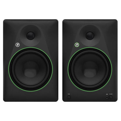 Front view of Mackie CR8BT 8" Powered Studio Monitors with Tone Control & Bluetooth on white background