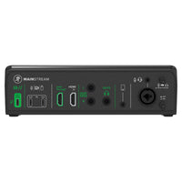 Rear ports view of Mackie MainStream Live Streaming and Video Capture Interface on white background