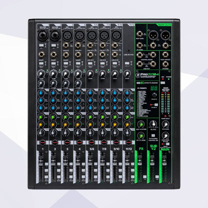 Mackie ProFX12v3 12-Channel Analog Mixer with USB