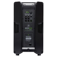 Rear ports view of Mackie SRM212 V-Class 12" 2000W High-Performance Powered Loudspeaker on white background