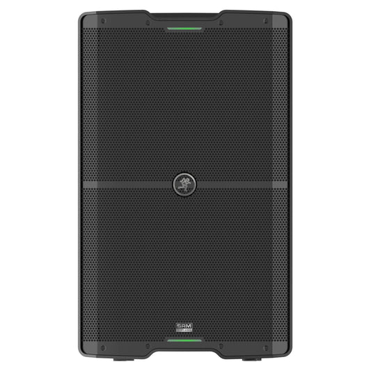 Front view of Mackie SRM215 V-Class 15" 2000W High-Performance Powered Loudspeaker on white background