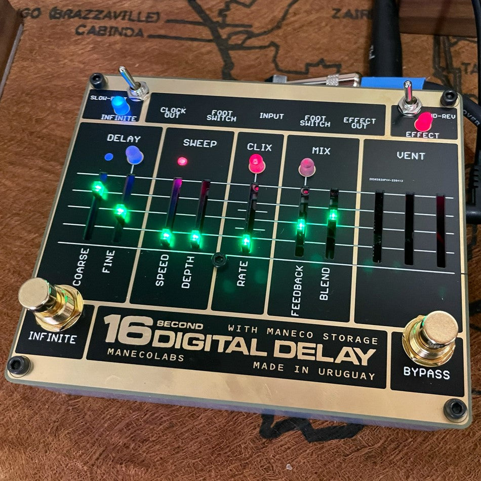 Maneco Labs 16 Seconds Delay Reissue Pedal