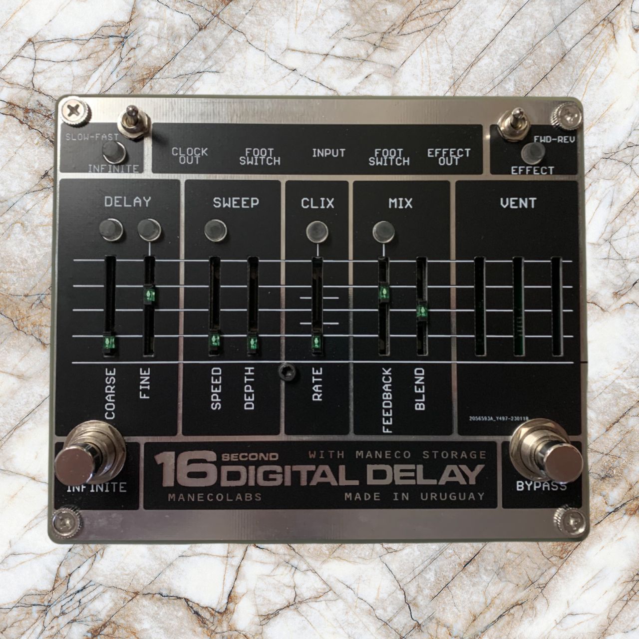 Maneco Labs 16 Seconds Delay Reissue Pedal