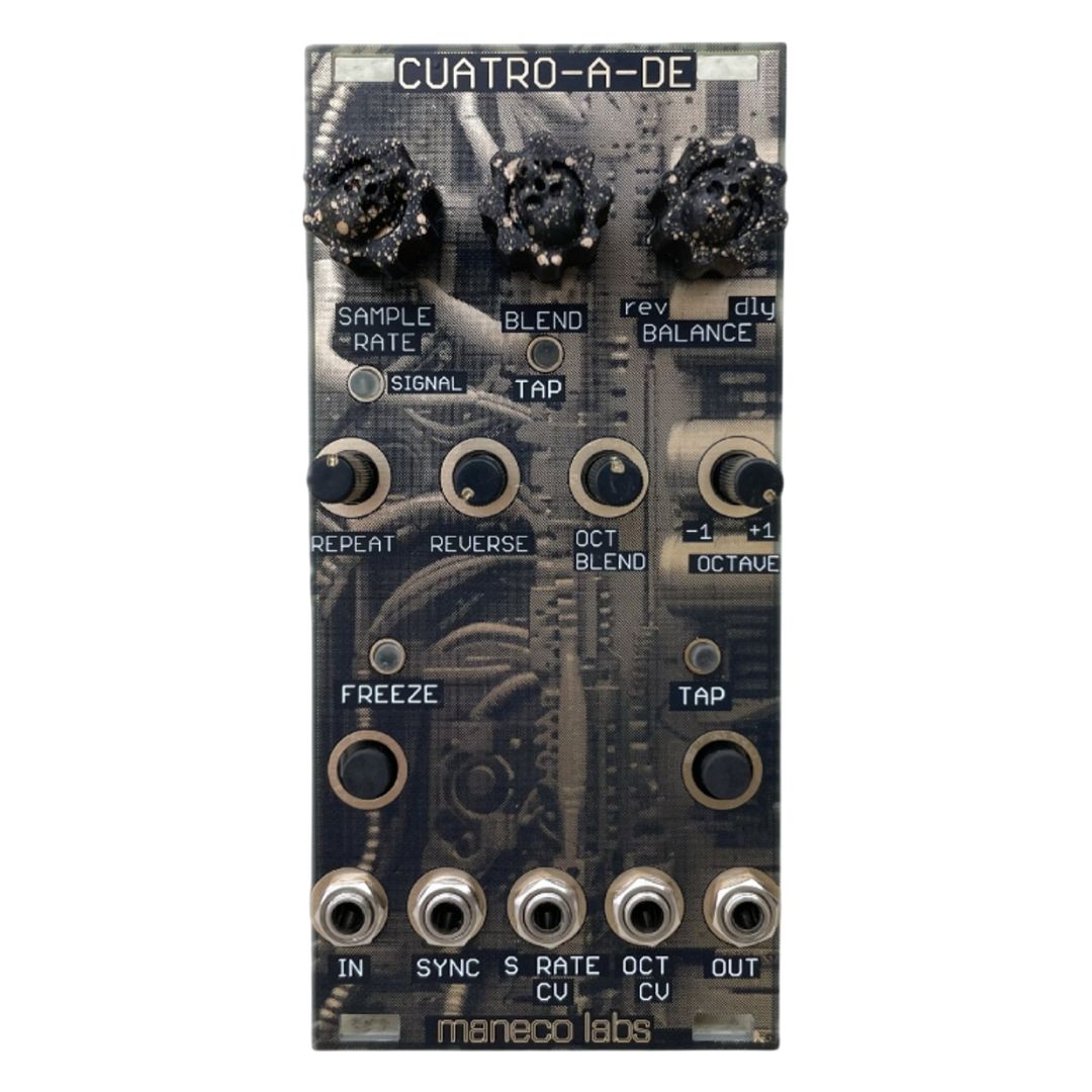 Front view of Maneco Labs Cuatro A De 4AD Module on white background