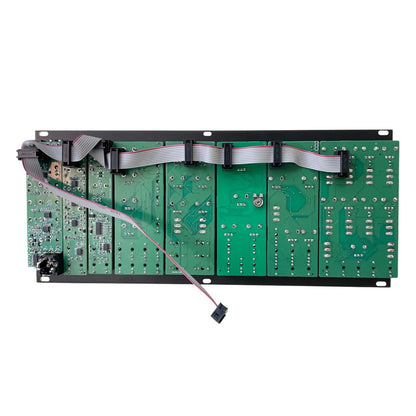 Rear view of Maneco Labs Dark System M1 Module on white background