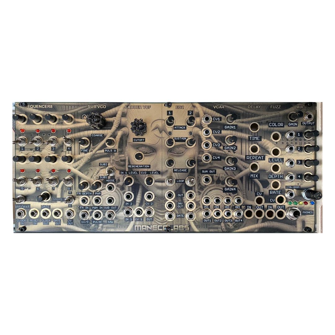 Front view of Maneco Labs Dark System M1 Table Top on white background