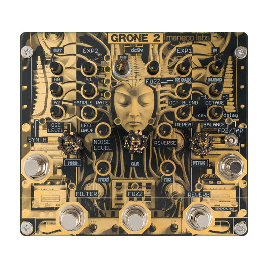 Front view of Maneco Labs Grone 2 Pedal on white background