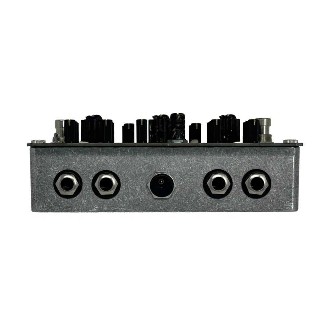 Top jacks view of Maneco Labs Grone 2 Pedal on white background