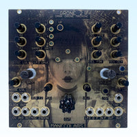 Front view of Maneco Labs Grone 2 Table Top on blue background