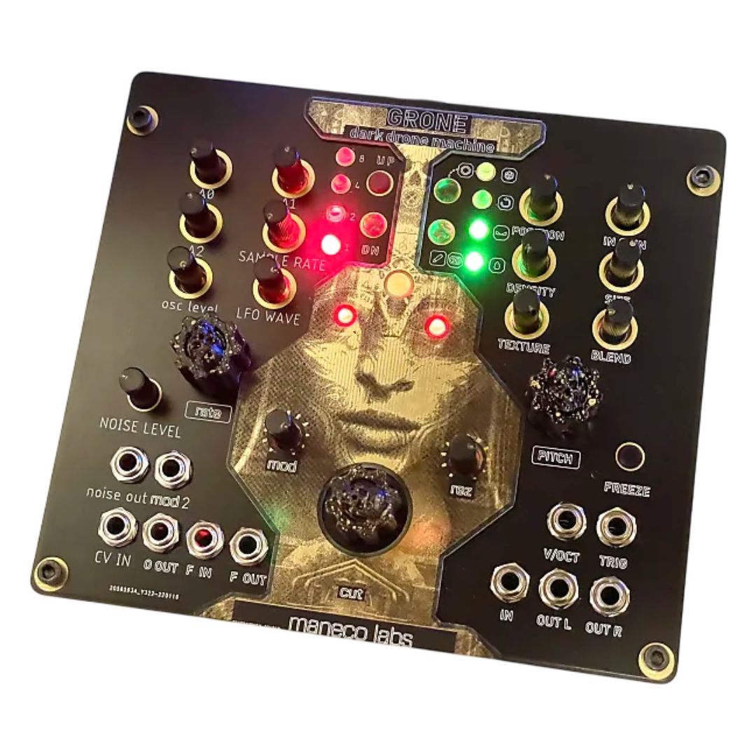 Angled view of Maneco Labs Grone Drone Table Top on white background