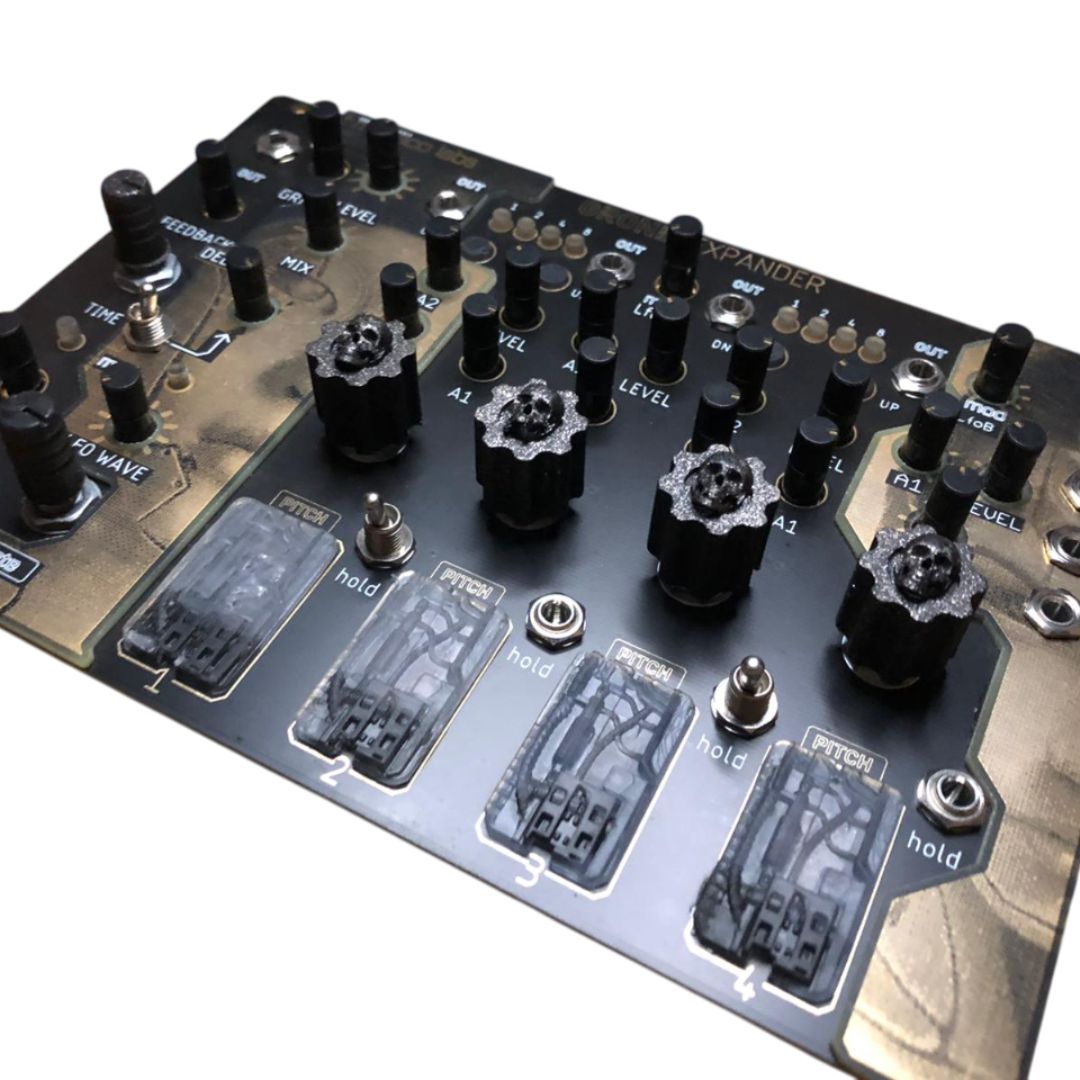 Angled view of Maneco Labs Grone Expander Table Top on white background