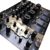 Close up angled view of Maneco Labs Grone Expander Table Top on white background