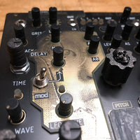 Close up view of Maneco Labs Grone Expander Table Top on wooden surface