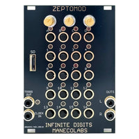 Front view of Maneco Labs Zeptomod Module Plain Graphics on white background