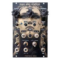 Front view of Maneco Labs man-eko station Module on white background