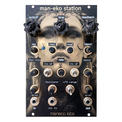 Front view of Maneco Labs man-eko station Module on white background
