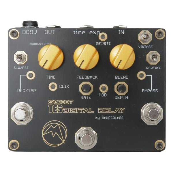 Maneco Labs Sweet 16 Digital Delay ディレイ Maneco Labs Sweet 16 Pedal | Free Shipping – DeathCloud