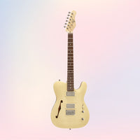 Electric guitar on a gradient background