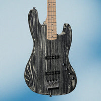 Michael Kelly Element 4 OP Electric Bass (Open Pore Transparent Black)