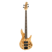 Michael Kelly Pinnacle 4-String Electric Bass Guitar (Natural Burl)