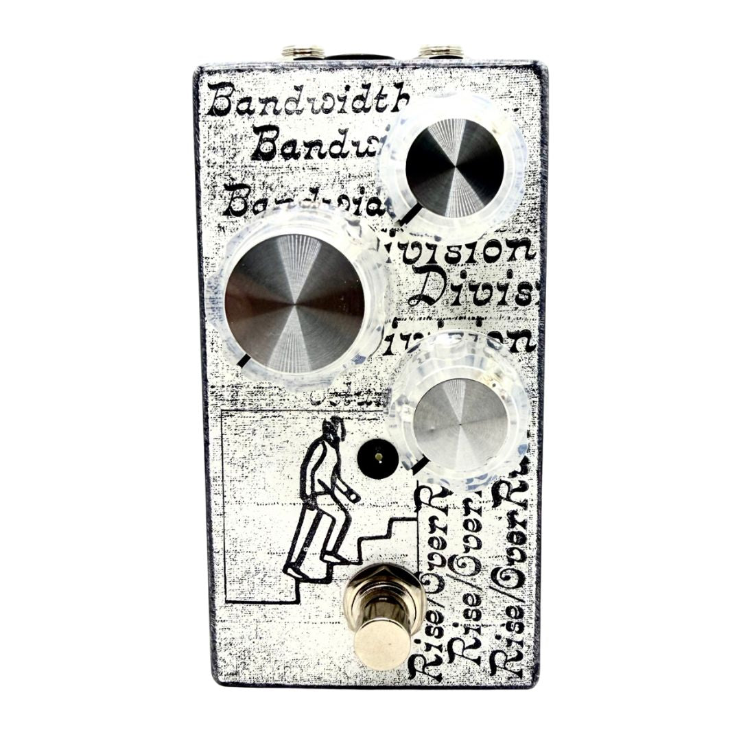 Front view of Mid-Fi Electronics Rise/OverRun Pedal on white background