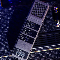 Front view of Milab VIP-60 Single on top of amplifier