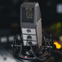Angled view of Milab VIP-60 Single on shockmount in studio