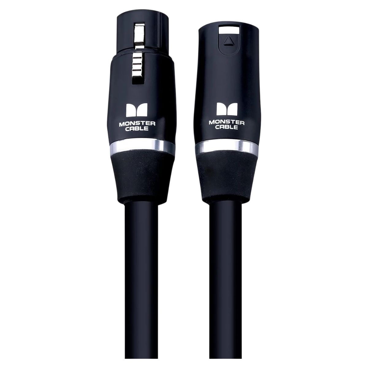 Cable ends of Monster SP2000-M-50WW Studio Pro 2000 Microphone Cable - 50 Foot on white background