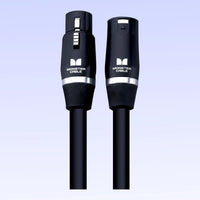 Cable ends of Monster SP2000-M-50WW Studio Pro 2000 Microphone Cable - 50 Foot on purple background