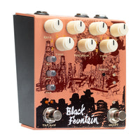 OBNE Black Fountain Pedal V4 Terracotta Right Angle