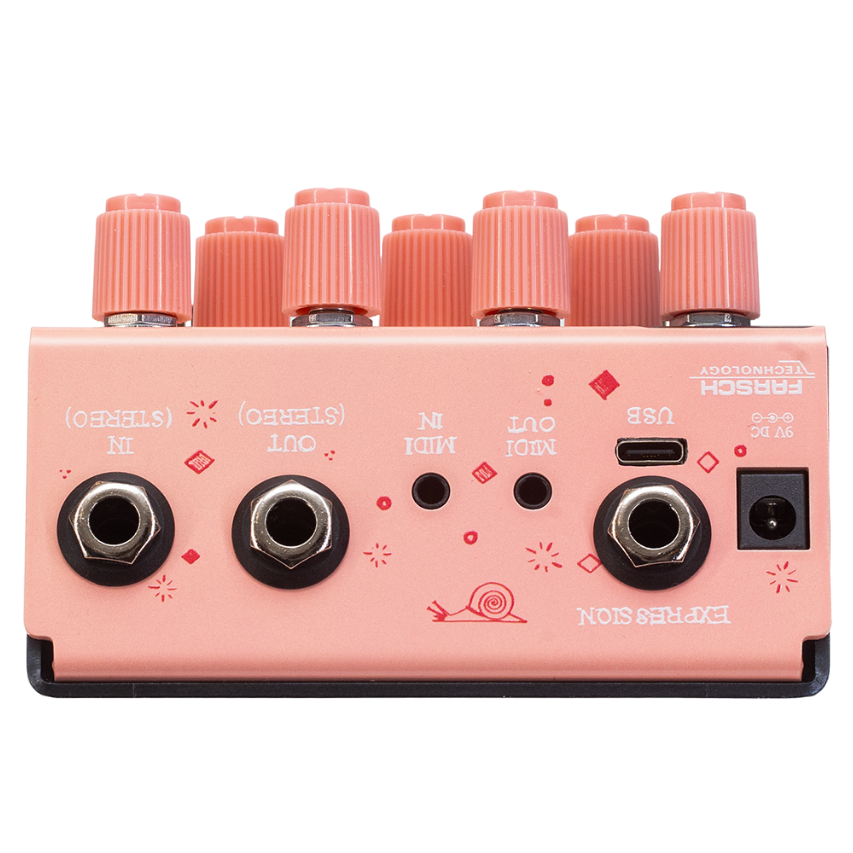 OBNE Dark Star Pedal V3 Pink Back