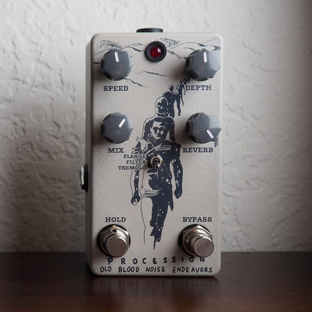 OBNE Blue Procession Sci Fi Reverb Pedal