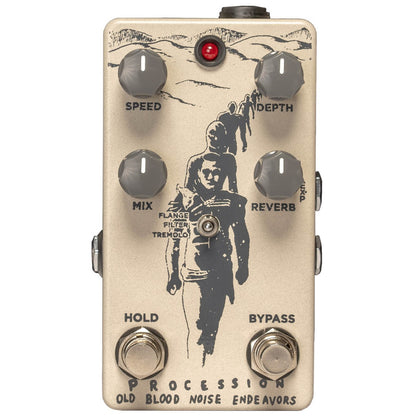 OBNE Blue Procession Sci Fi Reverb Pedal